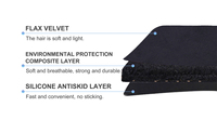 Kratzfester Armaturenbrett-Teppich Maßgefertigtes Design Luxuriöse Armaturenbrett-Abdeckung für HILUX REVO 2015-2020
