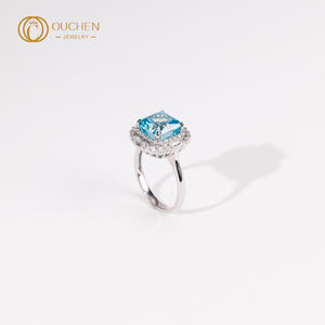 เครื่องประดับหรูหราสีทองวินเทจแบบสั่งทำ9K 14K 18K อัญมณีแฟชั่นเรียบง่ายปรับแต่งได้สำหรับงานแต่งงานของผู้หญิง - Product Image 5