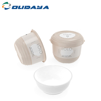 Tazón de Helado de Plástico de 1.5L con Diseño Resistente al Calor BRC Personalizado IML, Tapa con Dos Compartimentos
