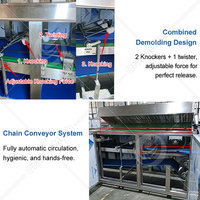 Machine de production de chocolat entièrement automatique ORME, ligne de processus de fabrication de chocolat