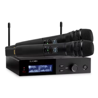 Récepteur sans fil professionnel double UHF SLXD4D+ KSM8 SLX-D+ avec KSM8 KSM9 True Diversity pour les performances sur scène et en église