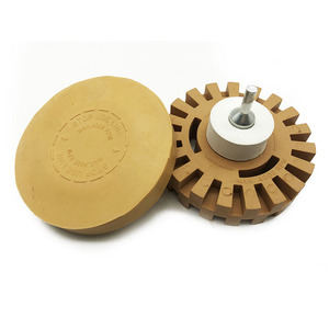 4 inch màu vàng nâu cứng cao su tự nhiên keo tẩy khối cho keo dư lượng Crepe dính Pick up Skateboard Cleaner kẹo cao su - Product Image 4