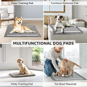 Almohadilla desechable para orinar para cachorros, almohadilla para eliminar olores de orina con absorción de muestra gratis, tamaño mediano y extra grande - Product Image 5