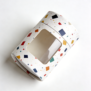 Wholesale Eco Friendly Kraft Paper Cylinder Tube With Transparent PVC Window Custom Logo Printed Size <b>Round</b> Packaging <b>Box</b> - Product Image 3