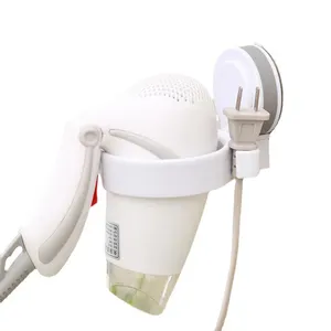 Baolong suporte de escova de dentes, suporte multifuncional para banheiro, atacado, ventosa de sucção, com secador de cabelo