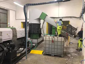 Machine de recyclage automatique, mousse en polypolystyrène étendue vers les granulés