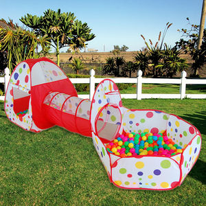 Tente de jeu pliable pour adultes 100% polyester <span class=keywords><strong>avec</strong></span> tunnel pour <span class=keywords><strong>piscine</strong></span> à balles océaniques, toutes saisons, voyage - Product Image 6