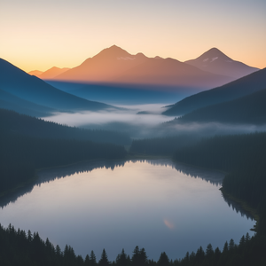 T-shirt Nature Sunrise Mountains pour randonnée, camping, camping-car, plein air - Product Image 3