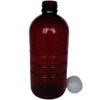 Flacon en PET de 500 ml pour sirop médicinal oral de haute qualité