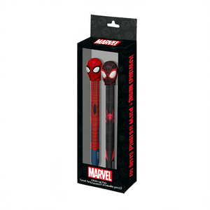 Marvel Spiderman Peter-Pack of Eternal Pencil + <b>Erasable</b> Gel <b>Pen</b> Black Plastic - Product Image 2