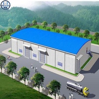 Edificio Prefabricado de Estructura de Acero Moderna y Duradera, Almacén Industrial, Taller, Garaje, Construcción de Entrepisos, Centro Comercial, Hospital
