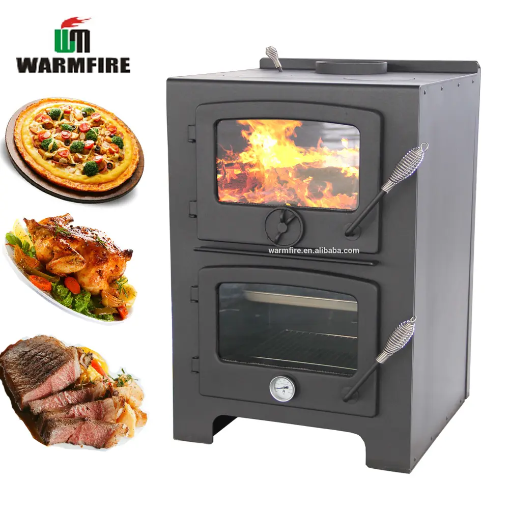 Di alta qualità CE stufa a legna WM203-1100 legno brucia con il forno per la pizza per la fabbrica direttamente fornisce