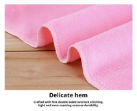 Serviette en microfibre OEM/ODM de luxe 400-420 g/m², taille et logo personnalisés, super douce, séchage rapide, inaltérable, pour cheveux et salons de beauté