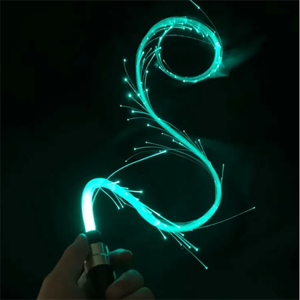Source de lumière rechargeable par USB outil de danse de boîte de nuit fouet en fibre optique pour fête - Product Image 1