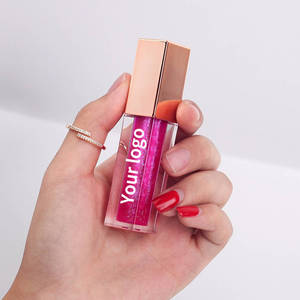 Vente en gros d'Huile pour les lèvres longue durée non collante Glaçure à lèvres mate Brillant à lèvres <span class=keywords><strong>nacré</strong></span> hydratant Or <span class=keywords><strong>rose</strong></span> Couverture pentagonale - Product Image 2