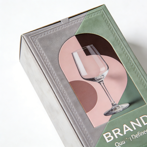 Boîte d'emballage en carton personnalisée <span class=keywords><strong>pour</strong></span> <span class=keywords><strong>verres</strong></span> <span class=keywords><strong>à</strong></span> vin rouge et gobelets transparents, boîte d'emballage <span class=keywords><strong>pour</strong></span> produits sur étagère - Product Image 5
