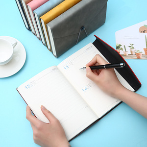 Fabricant personnalisé A5 Strap Set de cahiers <span class=keywords><strong>d</strong></span>'affaires à trois volets, traitement manuel du grand livre des devoirs des étudiants - Product Image 2