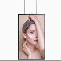 65 '75 ''alto brillo Android comercial colgante señalización Digital Super Slim Lcd publicidad pantalla 3000 4000NITs Monitor