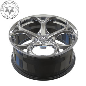 Jantes en alliage forgé Viaol Gray sur mesure 5*110 5*114.3 4*100 4*108 en forme de trèfle porte-bonheur pour 4C Giulia Stelvio - Product Image 5