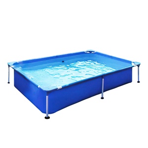 Proveedores de Piscinas Inflables con Marco, <span class=keywords><strong>Piscina</strong></span> Cuadrada o <span class=keywords><strong>Redonda</strong></span> de <span class=keywords><strong>Lona</strong></span> para Patio Trasero, <span class=keywords><strong>Piscina</strong></span> Exterior para Niños con Accesorios - Product Image 1