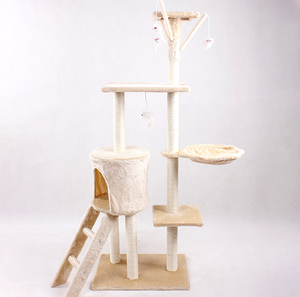 Artificial fur rope cat <b>scratching</b> <b>post</b> large 170cm cat tree climbing housesuitable for large cats. - Product Image 5