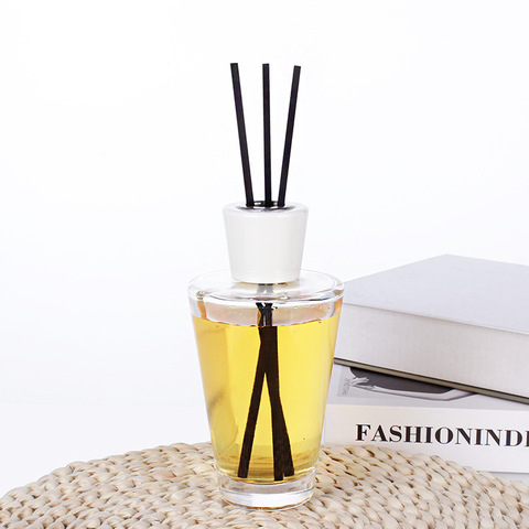 New Design 100ml 200ml 500ml Glass Diffuser Bottle Non-fire Aromatherapy Bottle With Diffuser Sticks