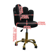 Jincheng Barber Shop Tabouret Beauté Coiffeur Chaise Caissier Rotatif Barre De Levage En Métal Salon Meubles Moderne Multi-fonction