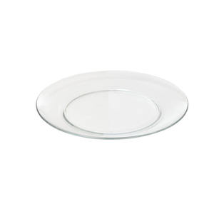 أطباق زجاجية شفافة فاخرة بوصة أواني زجاجية ملونة شفافة زجاجي شفاف لتناول العشاء - Product Image 1