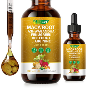 Gotas Líquidas <span class=keywords><strong>de</strong></span> Raíz <span class=keywords><strong>de</strong></span> Maca Orgánica Premium Itawel para Aumentar la Energía y la Vitalidad, Suplemento que Fomenta la Circulación Sanguínea Saludable - Product Image 1