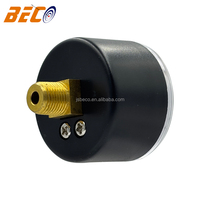Beco 40mm 1.5inch 4bar Common Plastic case Pressure Gauge 1/8 Thread Back Connection Manometer