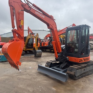 Excavadora Hidráulica Mini Usada Hitachi ZX55, Capacidad de 5 Toneladas, Incluye Motor, Caja de Cambios, Bomba de Engranajes, Rodamientos, PLC, Directo de Japón - Product Image 3