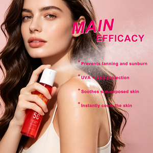 <span class=keywords><strong>Protector</strong></span> <span class=keywords><strong>Solar</strong></span> en Spray Refrescante de Sandía con SPF 50, Previene <span class=keywords><strong>el</strong></span> <span class=keywords><strong>Bronceado</strong></span> y Enfría la Piel al Instante, Marca Privada OEM - Product Image 5