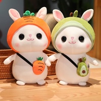 Vente en gros usine : Peluche Lapin Soleil en Velours, Poupée Lapin Transformable, Cadeau Créatif Adorable pour Adolescents et Adultes, Hauteur 11-30cm