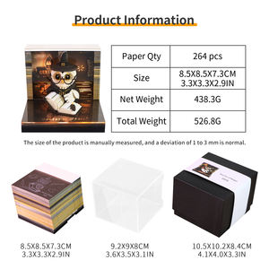 Bloc-notes lumineux 3D en papier découpé pour fans <span class=keywords><strong>de</strong></span> <span class=keywords><strong>Harry</strong></span> Potter, sculpture hibou sorcier, calendrier et bloc-notes <span class=keywords><strong>de</strong></span> bureau - Product Image 6