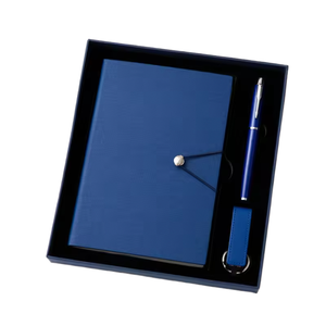 Nuovi <span class=keywords><strong>Prodotti</strong></span> 2026: Set Regalo di Lusso, Agenda in Pelle PU Personalizzata con Logo Stampato, Set con Penna e Portachiavi USB - Product Image 1