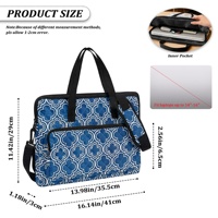 Tas Laptop Pelindung 15-15.6 Inch, Cocok untuk MacBook, HP Acer Dell Lenovo ASUS, Tas Jinjing dengan Kantong Resleting