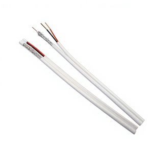 Câble <span class=keywords><strong>coaxial</strong></span> RG6, <span class=keywords><strong>cordon</strong></span> <span class=keywords><strong>coaxial</strong></span>, connecteur mâle F plaqué or, câble <span class=keywords><strong>numérique</strong></span> pour antenne TV AV avec adaptateur mâle-femelle coudé - Product Image 2
