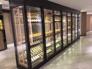 Cave à vin autoportante pour la maison, l'hôtel, le restaurant, le commerce, cave à vin en verre, réfrigérateur à vin avec éclairage LED - Product Image 3