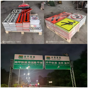 لافتات مرورية عاكسة لمنطقة المدارس، لافتات مخصصة اللون والحجم، لوحة إشارات السلامة المرورية - Product Image 3