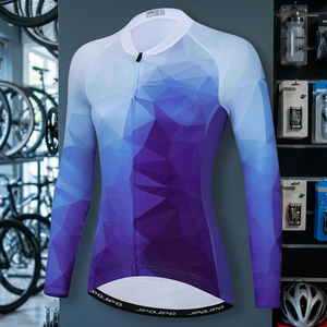 Jersey de Ciclismo Personalizado para Mujer, de Alta Calidad, Diseño Libre, Manga Corta, Cierre Completo, Spandex/Poliéster, Anti-UV, Sublimado - Product Image 3