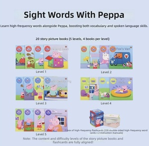 Libro de Cuentos Interactivo Little Einsteins, Juego de Mesa Teatral en Inglés Oral de Peppa Pig, Aprende Palabras de Alta Frecuencia en Inglés Hablado - Product Image 6