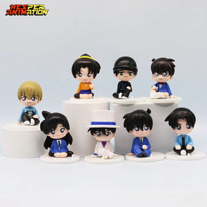 HESPER 7CM Q Ver. Figura de PVC de Detective Conan Kudou Shinichi y Mouri <span class=keywords><strong>Ran</strong></span> para la máquina de juego Gashapon (Catcher Egg Box), juguete premio - Product Image 1