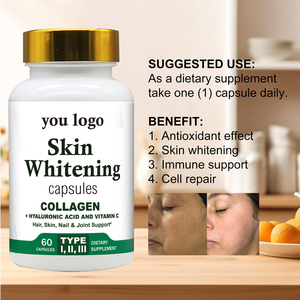 Exclusive Private Label Skin Glow Capsules with <strong>Collagen</strong> 60 Count Bottle for Beauty Care and Bulk <strong>Supply</strong> - Product Image 6
