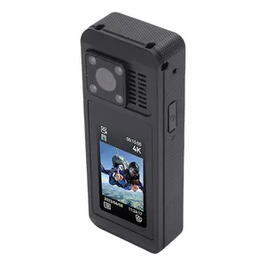 Cámara de Acción 4K con Ángulo de Visión de 140 Grados, Grabadora de <span class=keywords><strong>Video</strong></span> Portátil, Pantalla de 2 Pulgadas, Batería Integrada de Litio de 1200 mAh, Capacidad de 128 GB, Relación de Aspecto 16:9, Carcasa de ABS - Product Image 1