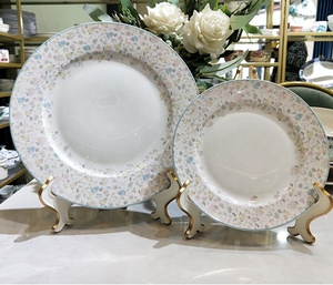 <b>Cheap</b> Price Nordic Pastoral Style Floral Kitchen Accessories Ceramic Dinnerware Plates With Floral - Product Image 6
