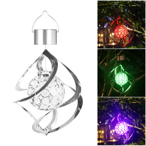 Lámpara Solar de Jardín LED Colgante, con Cambio de Color, Resistente al Agua, Decorativa para Exteriores, con Panel Solar y Batería Recargable - Product Image 1