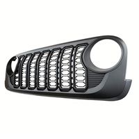 Pare-chocs avant LUMA en ABS pour Jeep Wrangler JK, mise à niveau vers la calandre JL 2024, accessoires 4x4, calandre 2007-2017 Sahara Rubicon