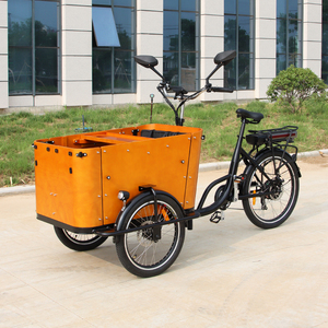Meilleur Vélo Cargo Électrique à 3 Roues à Chargement Frontal pour Adultes, Personnes Âgées, Enfants, Chiens et Courses - Expédition depuis l'Entrepôt Européen - Product Image 1