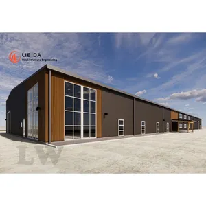 Customized Prefabricated Pole Barn Kits Barndominium Building Steel Structure Warehouse Farm Shed Prefab Workshop Metal Building