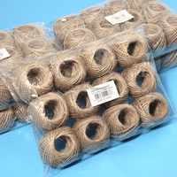 Ficelle en jute naturelle 226g par paquet, pour emballage cadeau, artisanat, décoration, fleuriste, étiquettes DIY, reliure